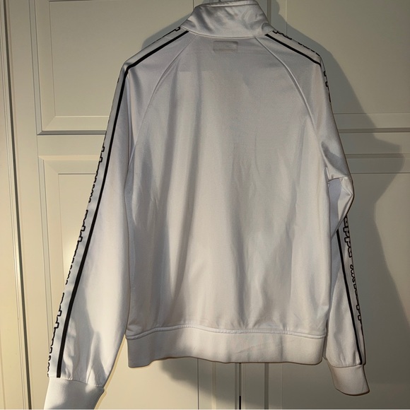Y2K Kappa White Zip-Up track Jacket - size Medium - Picture 8 of 10